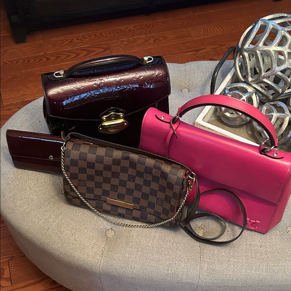 Louis Vuitton authentic 3 bags + wallet bundle deal